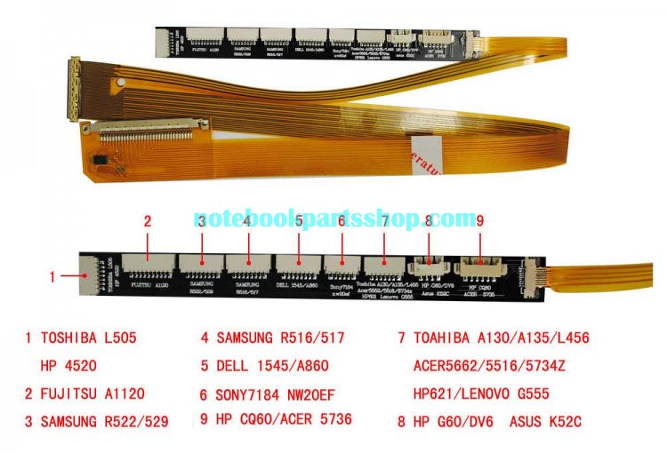 Cable Flex Convertidor de Pantalla Led A Lcd,  Con Inverter