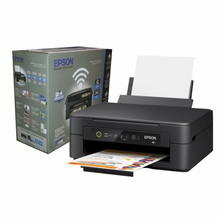 Impresora Epson Expression Home XP-2101: Multifuncion impresora-copiadora-Wifi, USB, Impresión móvil, Panel digital, bandeja posterior hasta  50 paginas, 27 pg/min Monocromo, 15 pg/min Color, Nueva, SELLADA, sin sistema
