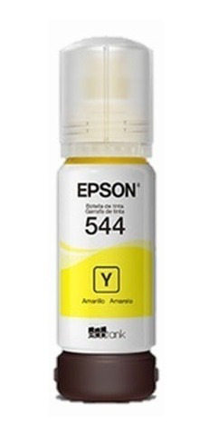 Tinta Original EPSON 544 70ml, color Yellow, Ecotank, sin caja