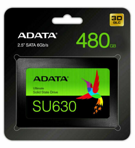 Disco Duro Solido SSD Adata 480Gb SU630, 2.5 para Laptop y Pc, Nuevo, garantia 1 año