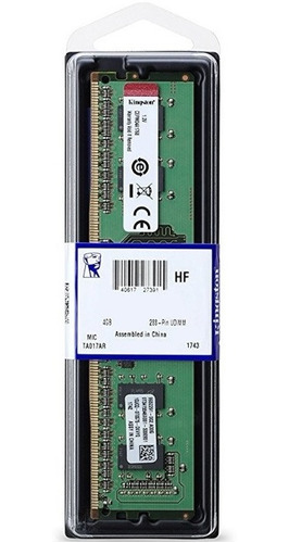 DIMM Kingston  DDR4 16Gb, 3200Mhz, 25600, CL22, 1.2V, sin bufer, Nuevo, 1 año de garantia
