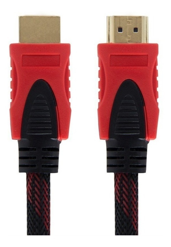 Cable HDMI a HDMI 3Mt, 4k, doble filtro, enmallado, Audio, Video, Network