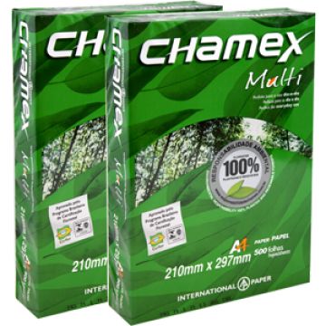 Resma Papel Bond CHAMEX A4 500 Hojas, 75 gramos, Ultra blanco