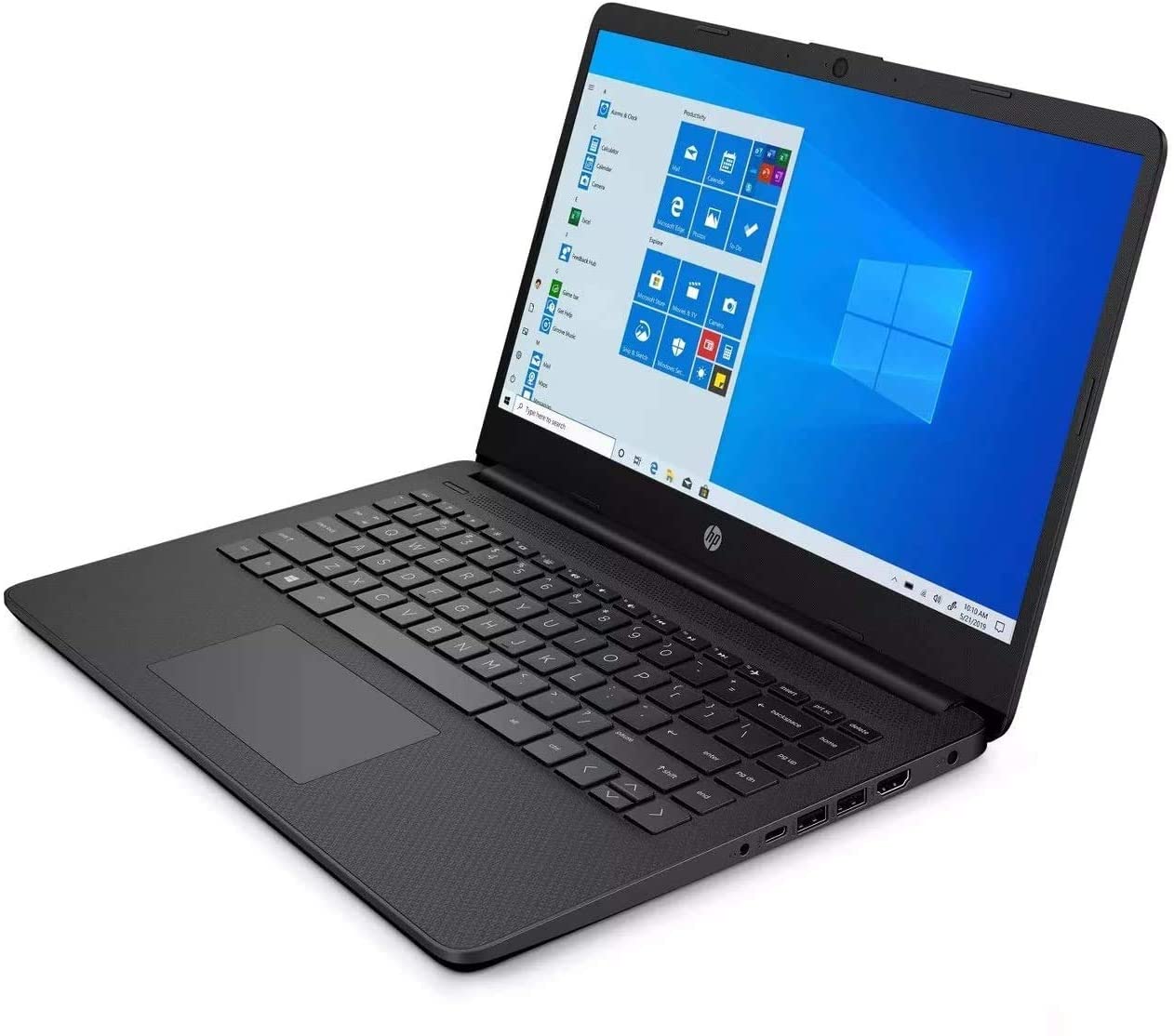 Laptop Hp, Procesador Intel Core i3 1115G4 hasta 4,10 GHz, 11va Gen, 4Gb Ram DDR4, Disco duro 256Gb SSD, Display 15,6 pulg,  no Dvd Wr, Teclado en Ingles Windows 10, Full regalos