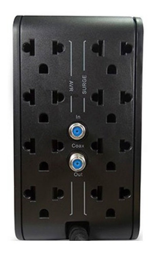 Regulador de voltaje CDP 8 Tomas, R2C-AVR1008, 1000VA, 400W, 120V