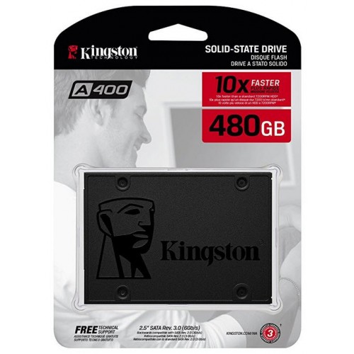 Disco Duro Solido SSD KINGSTON 480Gb 2.5 para Laptop y Pc, Nuevo, garantia 1 año
