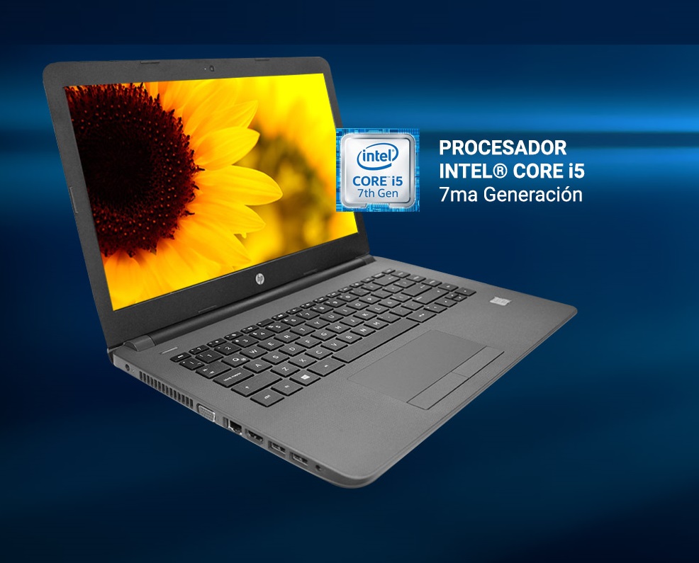 Laptop HP 240 G6 Intel Core i5 8250u, 8gb en ram, 1tb en disco duro, 14&quot;, windows 10