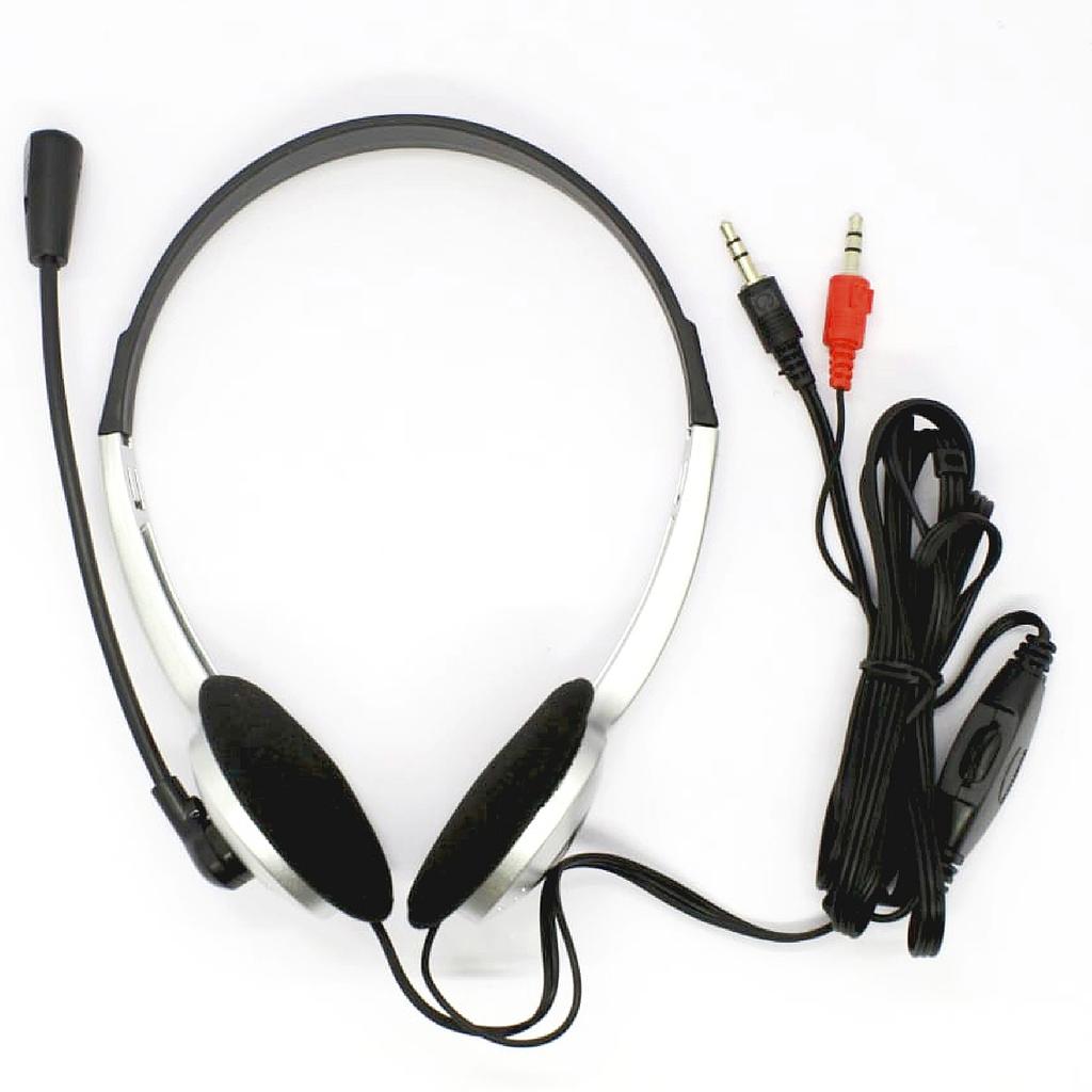 Audifono con Microfono Stereo MEBOLE PC 900, Control de Volumen, Plug Stereo 3.5mm, ideal para videoconferencia