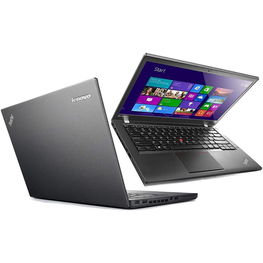 Laptop Lenovo Thinkpad T440, Procesador i5 4200U 2.3 GHz, 4th,  Ram 8Gb,  Disco 500Gb HHD,  Display 14&quot;, Webcam, Teclado Ingles, no DVD-RW,  Windows 10, Renovada,  garantia 1 año