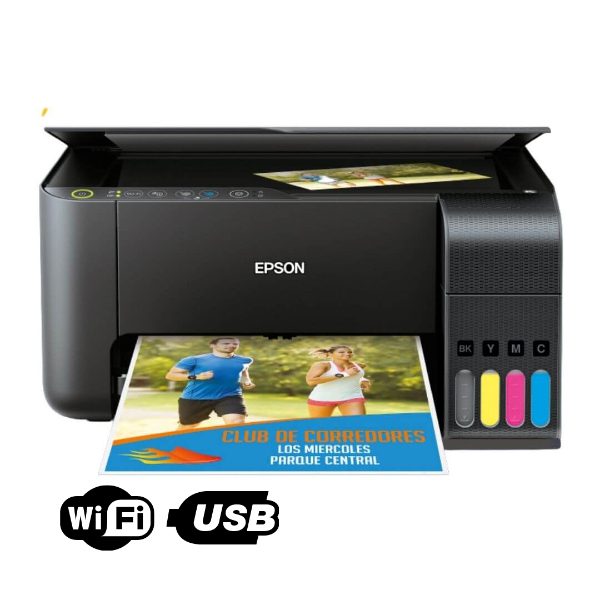 Impresora Epson L3250 Multifuncion: impresora-copiadora-escaner, A4, Wifi, USB, 33 paginas/minuto Black, 15 paginas/minuto Color, nueva, Sistema Original, garantia 1 año o 5000pg