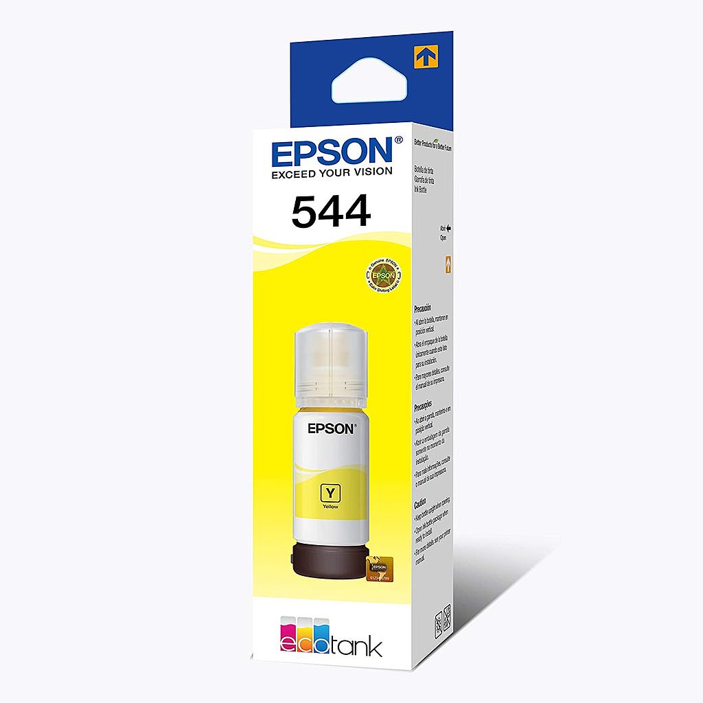 Tinta Original Epson T544 Yellow, Sellado L1110, L3110, L3210, L3150, L3250, L3160, L5190