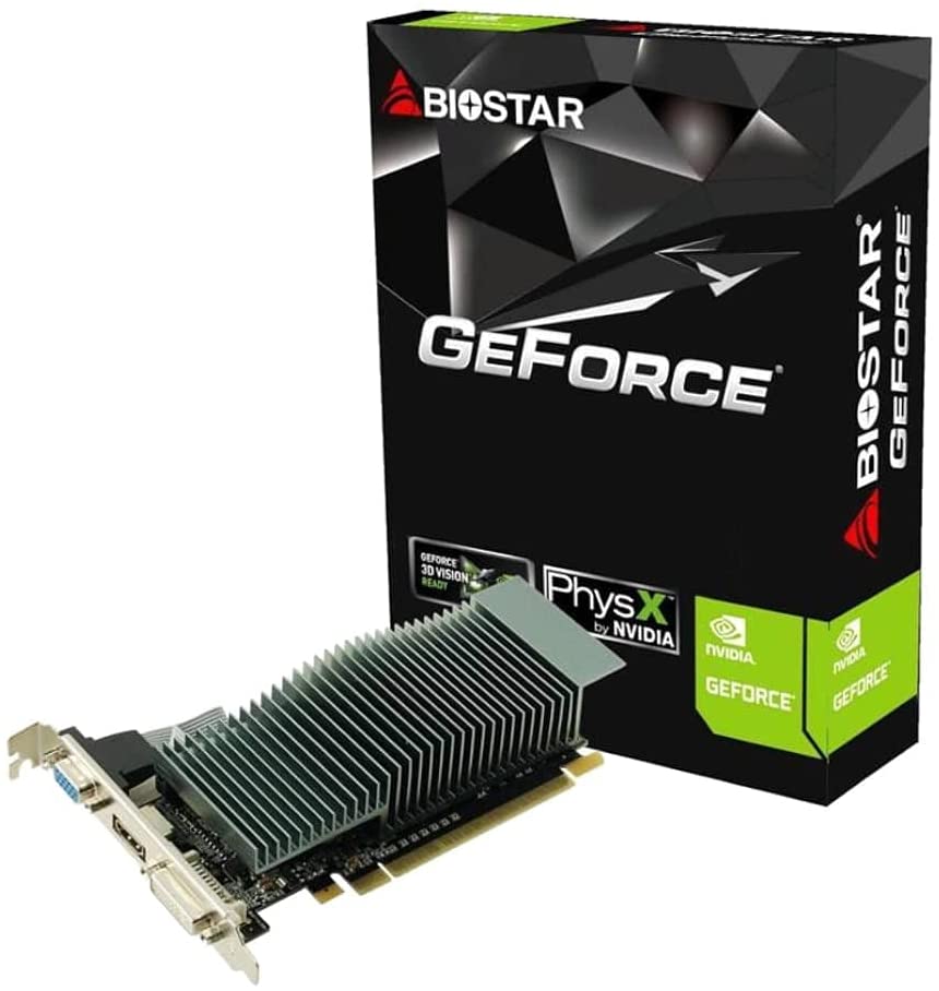 Tarjeta de Video Biostar Nvidia Geforce 210, 1Gb, DDR3 64bit, HDVI, HDMI, Pci Express 2.0