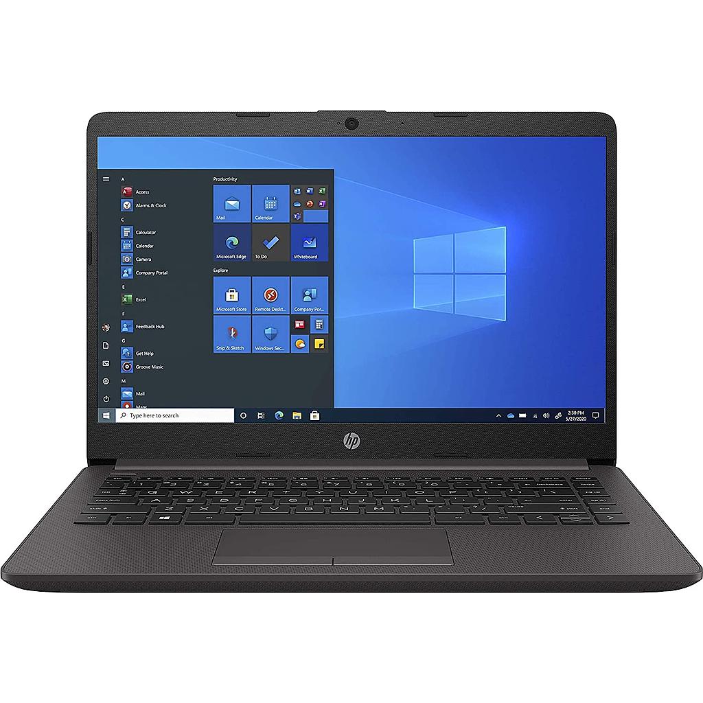 Laptop HP 240 G8 Core™ i3 1115G4, 11va Gen, Ram 8Gb, Disco SSD 256Gb, 14&quot; HD, Usb-C, WiFi, RJ45, HDMI,  cámara web HD, Bluetooth, Windows 10, Color Black
