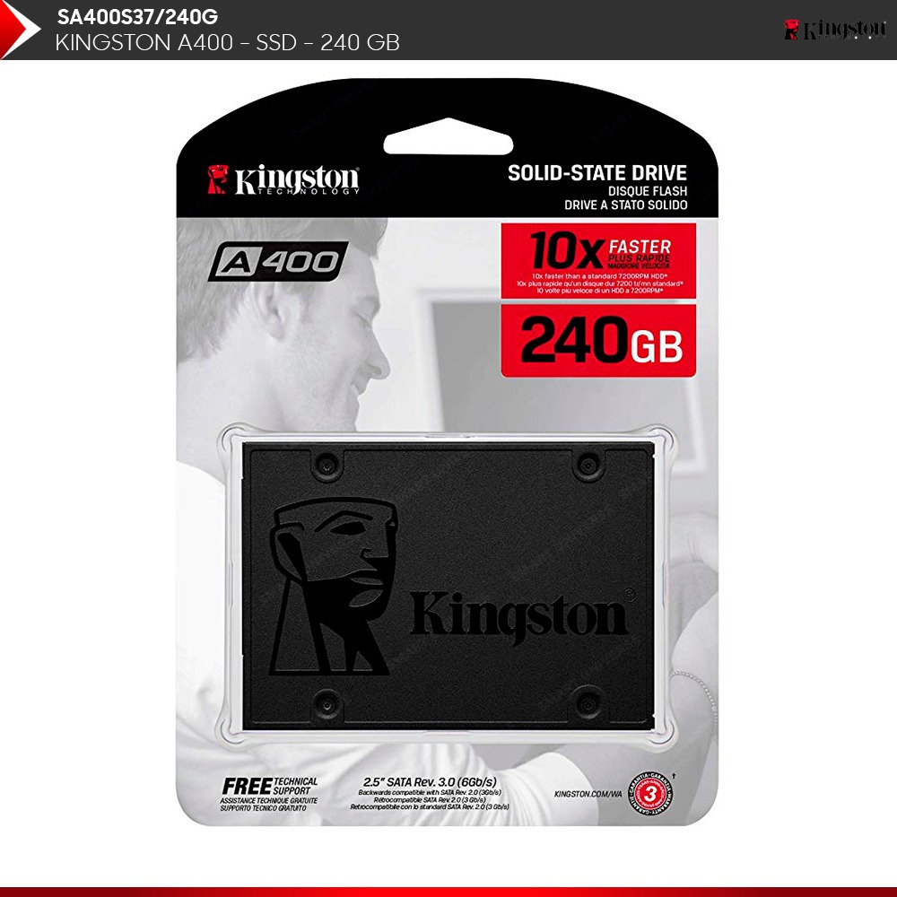 Disco Duro Solido SSD KINGSTON 240Gb 2.5 para Laptop y Pc
