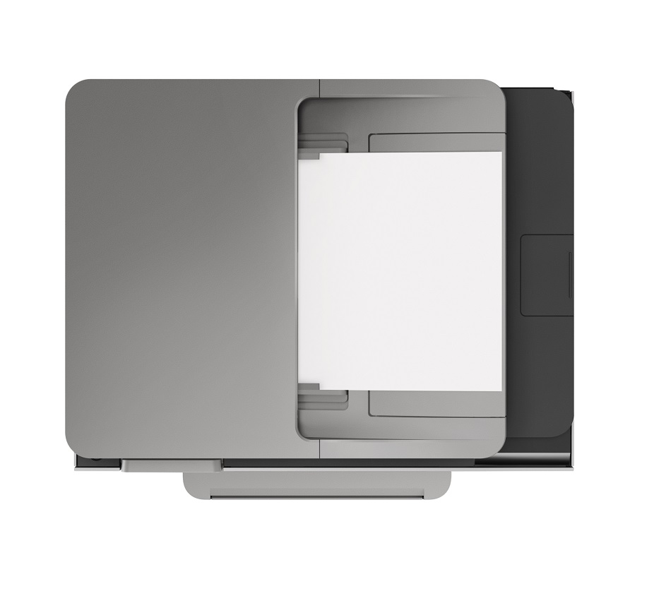 Impresora HP Multifuncion Officejet Pro 9010 imprime, copia, escanea, fax Pantalla tactil en color, duplex en ADF e impresion, 22 ppm negro y 18 ppm en color Usb-Wifi-Ethernet Reformada para que trabaje sin chip
