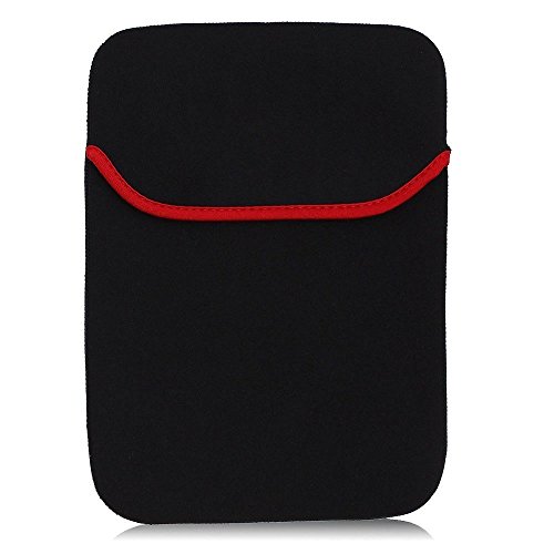 Estuche Para Laptop Negro con Rojo, sin cierre 15.6 pulgadas, Reversible