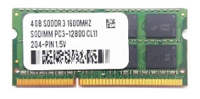 SODIMM DDR3L-1600 Mhz 4GB PULL Varias Marcas PC3L-12800