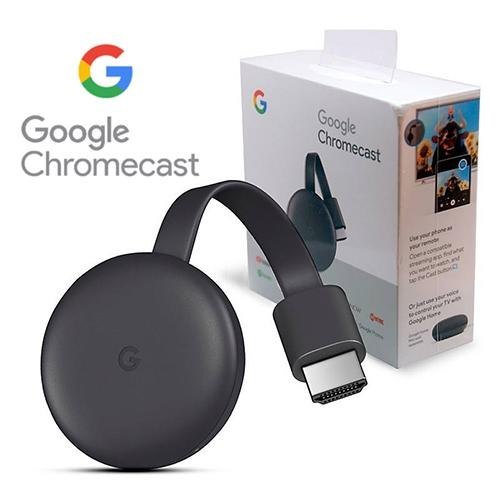Google Chromecast 3 Convertidor Smart TV FHD, 3ra Gen, Resolución 1080p, Netflix, HBO Max, Youtube, ORIGINAL