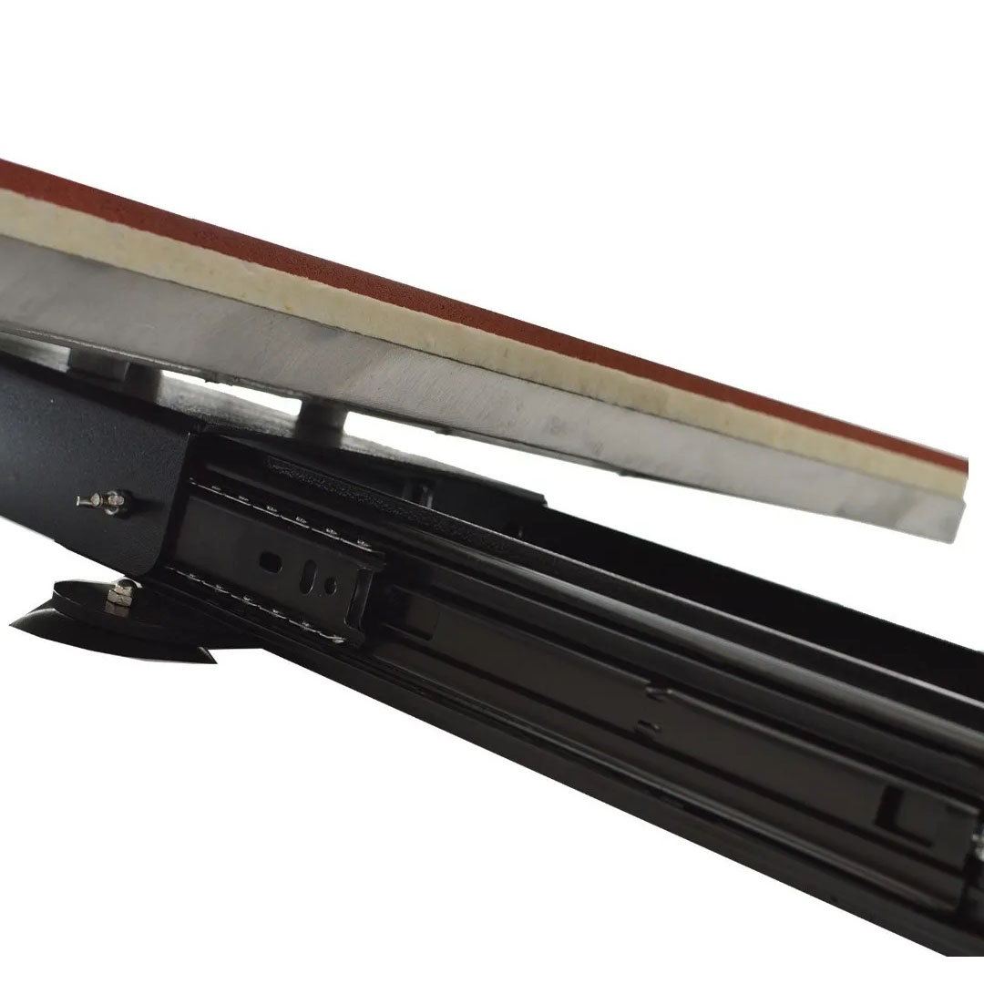 Plancha Sublimadora - Estampadora -Termofijadora Manual 38X38cm con bandeja deslizable/ 110V
