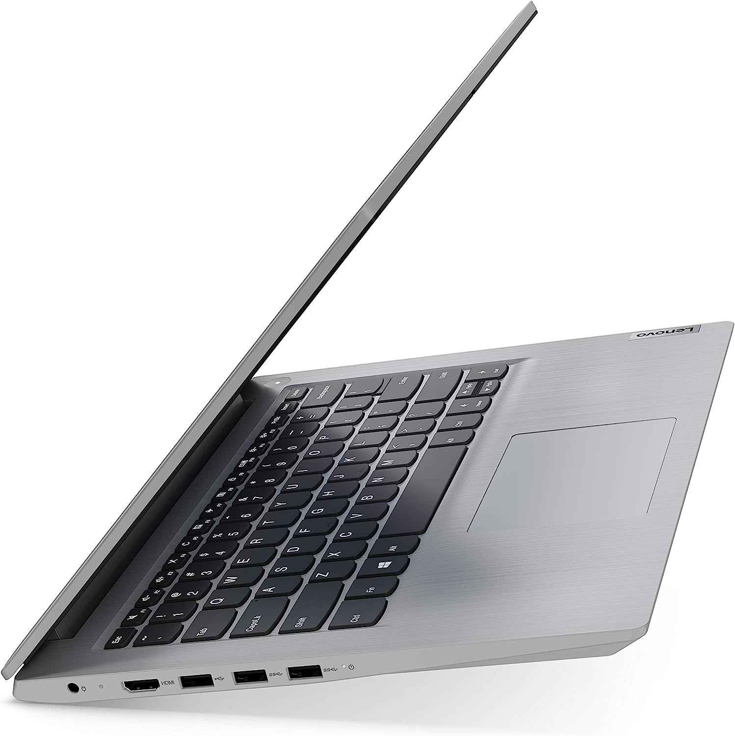 Laptop Lenovo 14IML05 i3 10110U,  2.1GHz, 10ma Gen,  Ram 8Gb, Disco SSD 256Gb NVMe, Display 14"FHD, teclado español, DVD-RW, Webcam,  WIN10, color gris platino, Nuevo, 1 año de garantia
