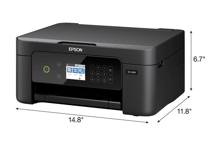 Impresora Epson XP4100 Multifuncion Wifi, duplex, pantalla a color SELLADA